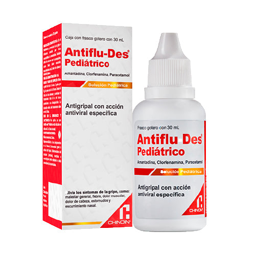 Antiflu-Des® Pediátrico 2.5/0.1/15G Solución 30 Ml