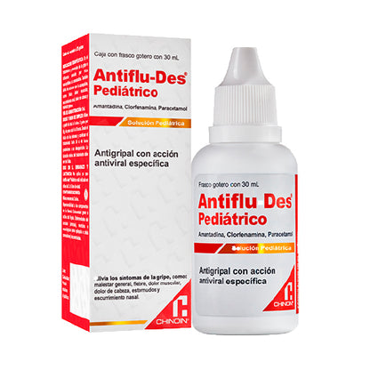 Antiflu-Des® Pediátrico 2.5/0.1/15G Solución 30 Ml